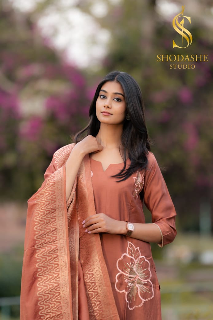 Rohini Shodashe Studio Viscose Readymade Pant Style Suits Supplier Ahmedabad