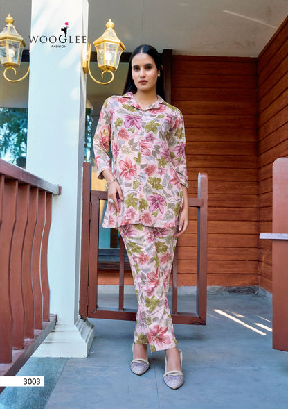 Rolex Wooglee Rayon Co Ord Set Exporter Ahmedabad