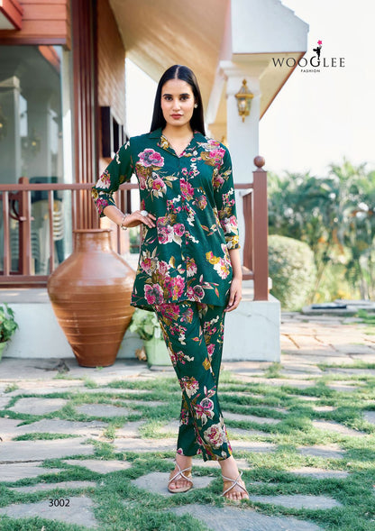 Rolex Wooglee Rayon Co Ord Set Exporter Ahmedabad