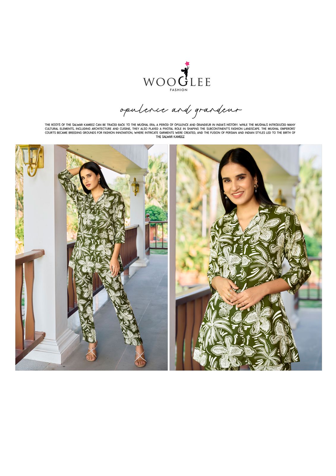 Rolex Wooglee Rayon Co Ord Set Exporter Ahmedabad