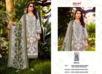 Rolls Royce 3973 Bipson Prints Viscose Muslin Pant Style Suits Wholesale Rate