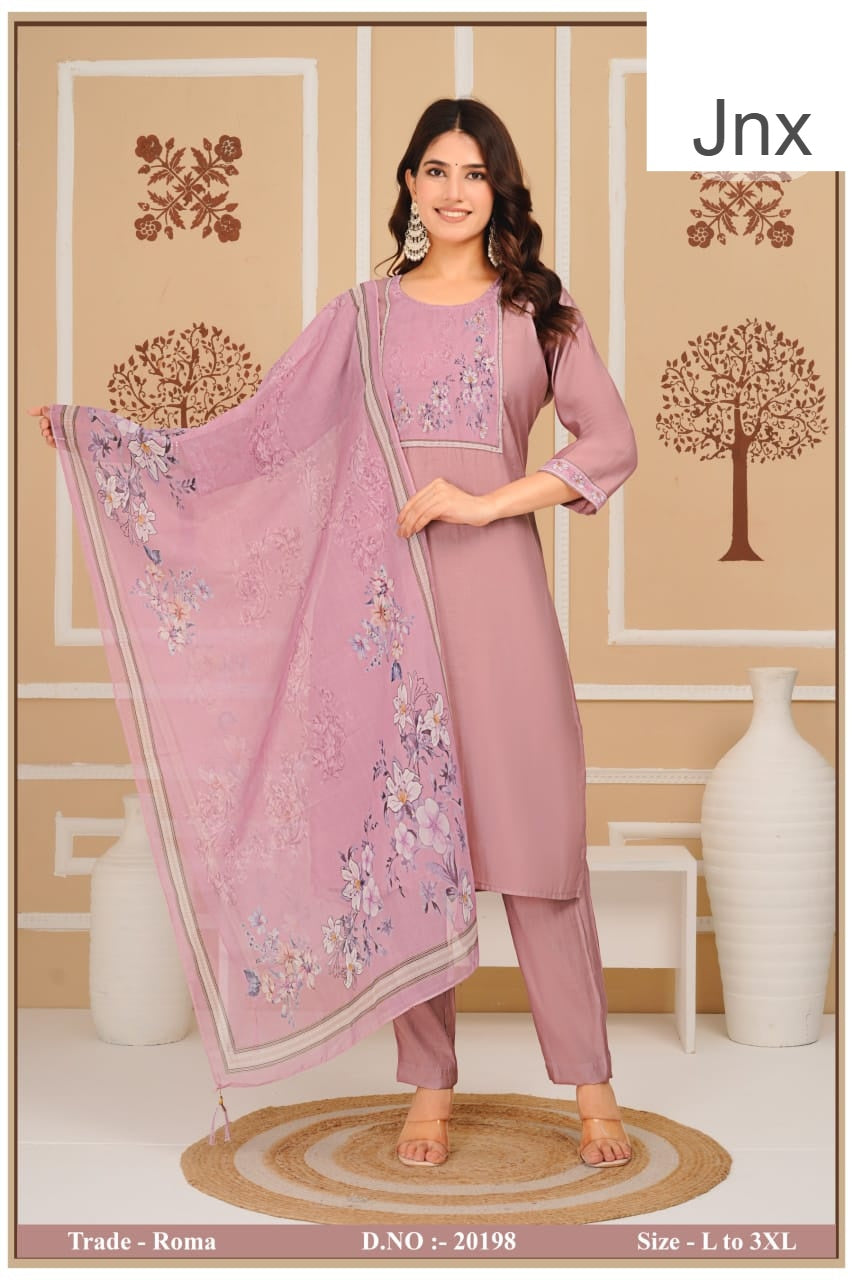 Roma Jnx Roman Readymade Pant Style Suits Wholesale Rate