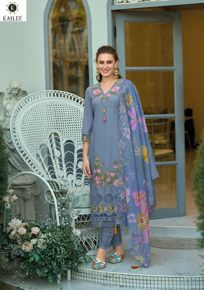 Roma Kailee Fashion Readymade Cotton Pant Suits Manufacturer