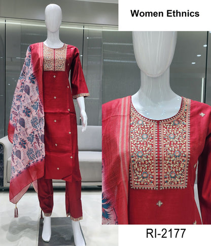 Roman Gadwal 0607 Women Ethnics Readymade Pant Style Suits Wholesaler India