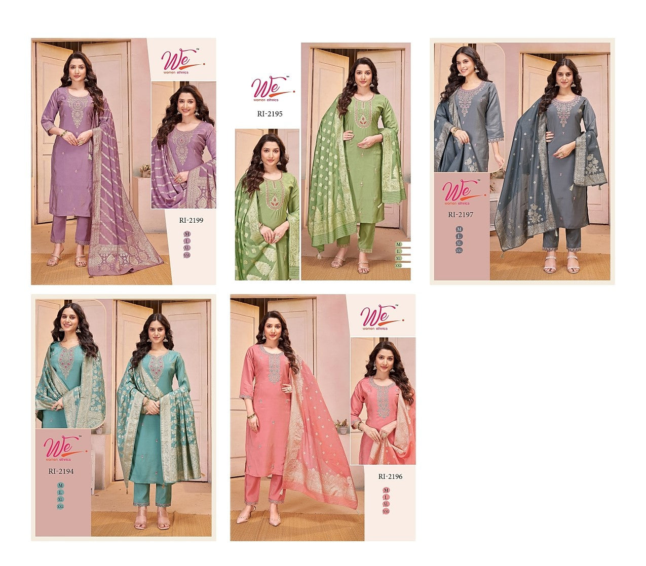 Roman Shimmer 0606 Women Ethnics Readymade Pant Style Suits Exporter Gujarat