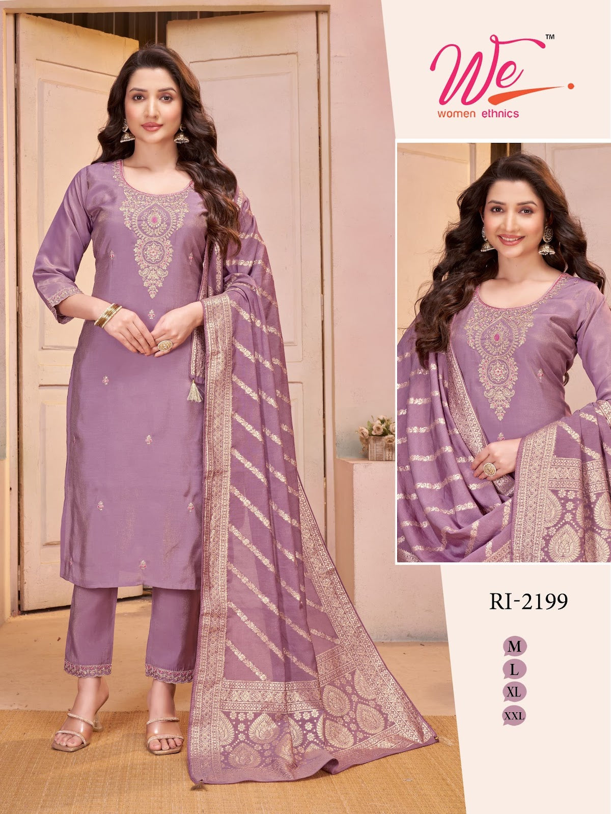 Roman Shimmer 0606 Women Ethnics Readymade Pant Style Suits Exporter Gujarat