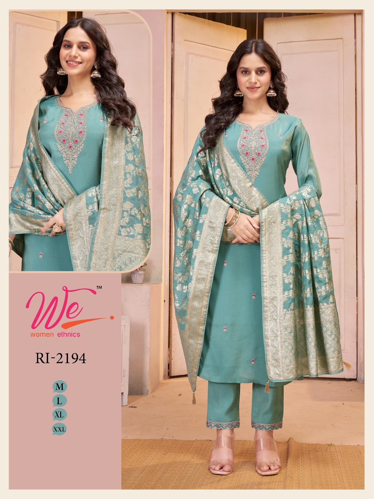 Roman Shimmer 0606 Women Ethnics Readymade Pant Style Suits Exporter Gujarat