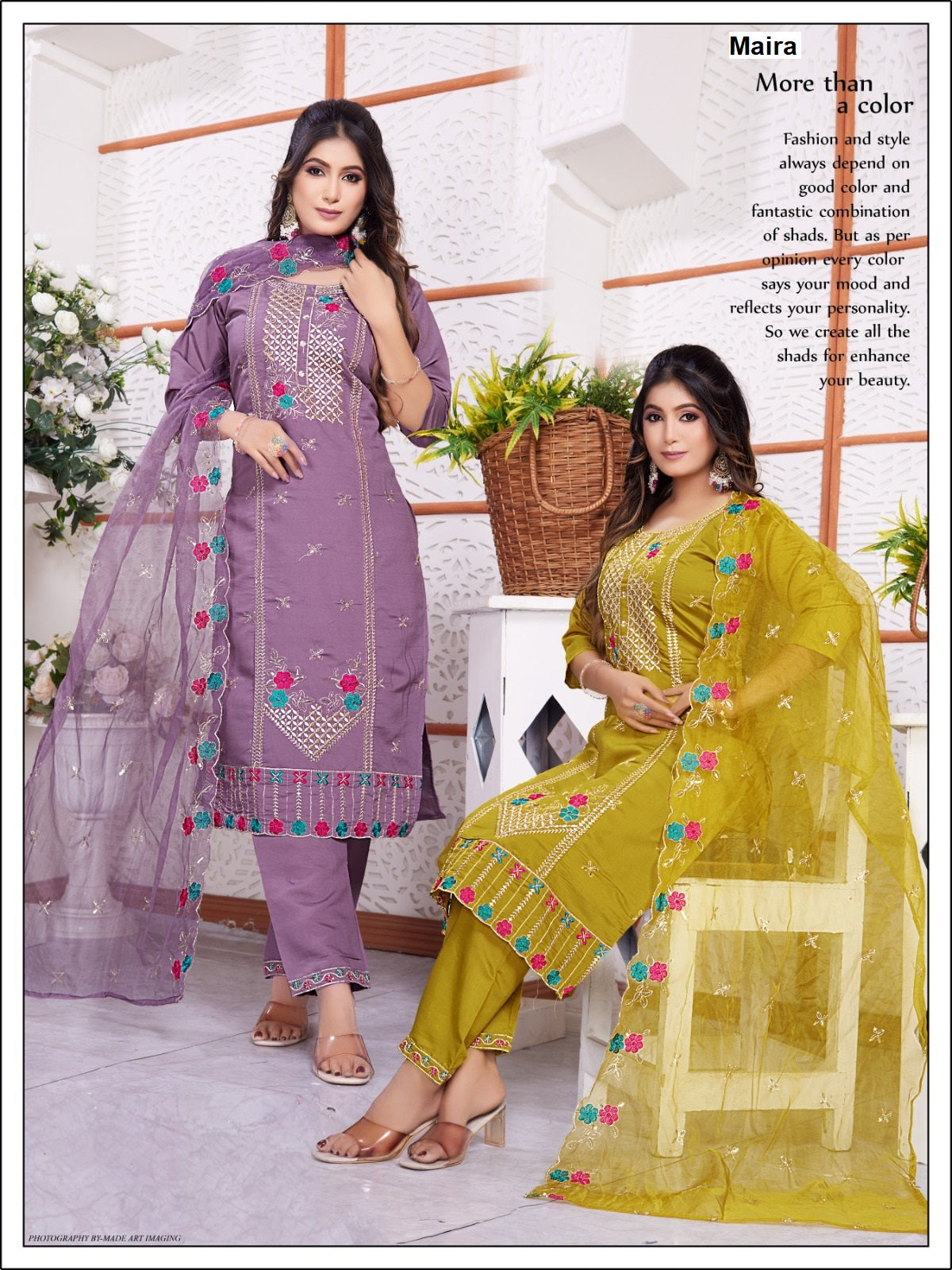Roman Silk 040625 Maira Readymade Pant Style Suits Wholesaler India