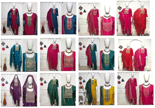 Roman Silk 1224 Ffi Readymade Pant Style Suits Supplier