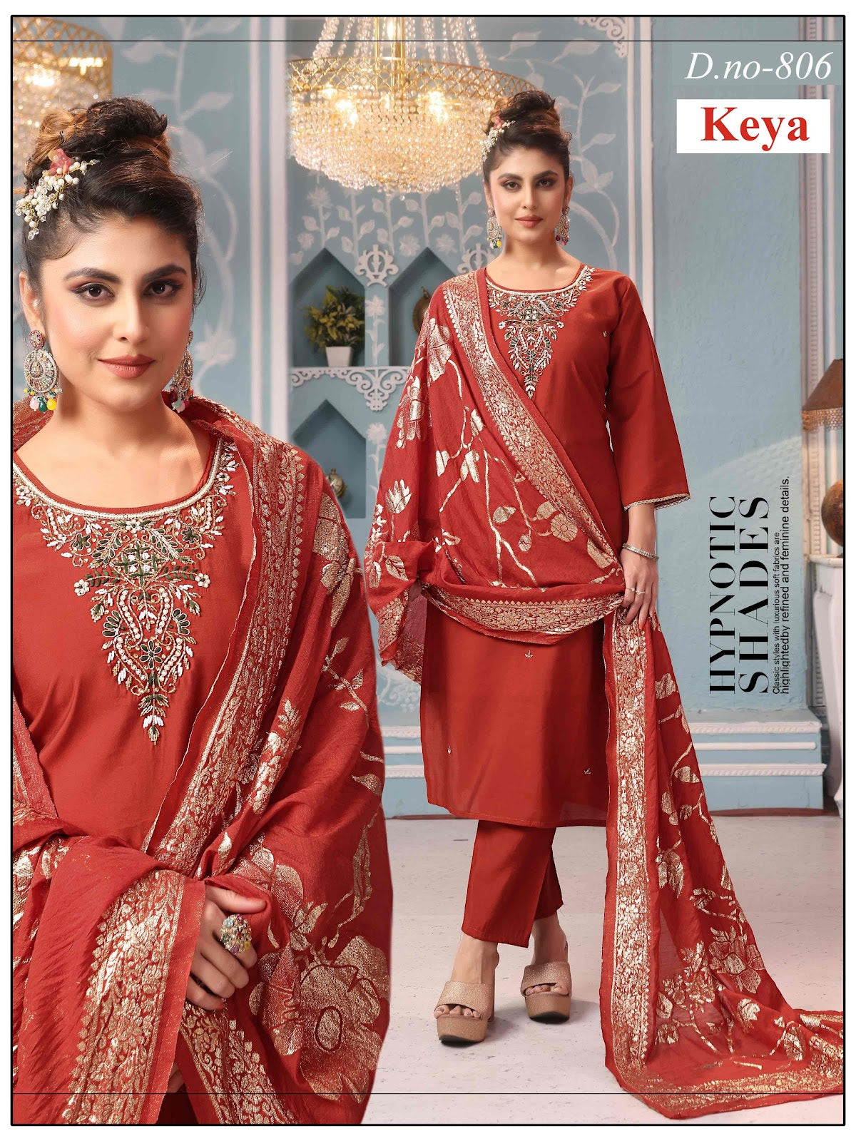 Roman Silk 2908 Keya Readymade Pant Style Suits Supplier Gujarat