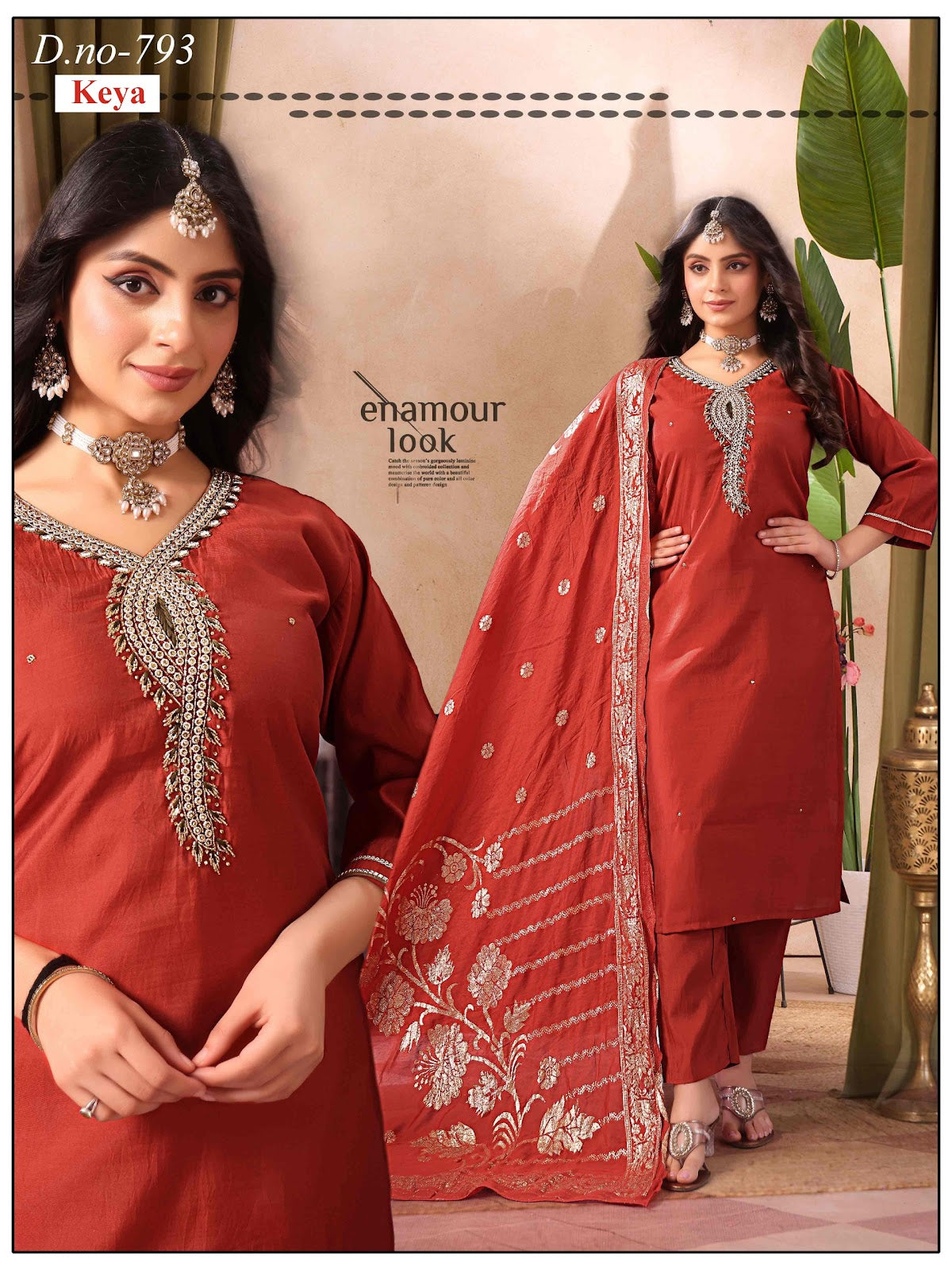 Roman Silk 2908 Keya Readymade Pant Style Suits Supplier Gujarat