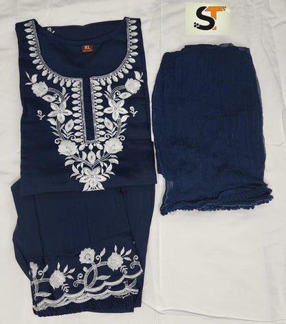 Roman Silk Salas Readymade Pant Style Suits Supplier