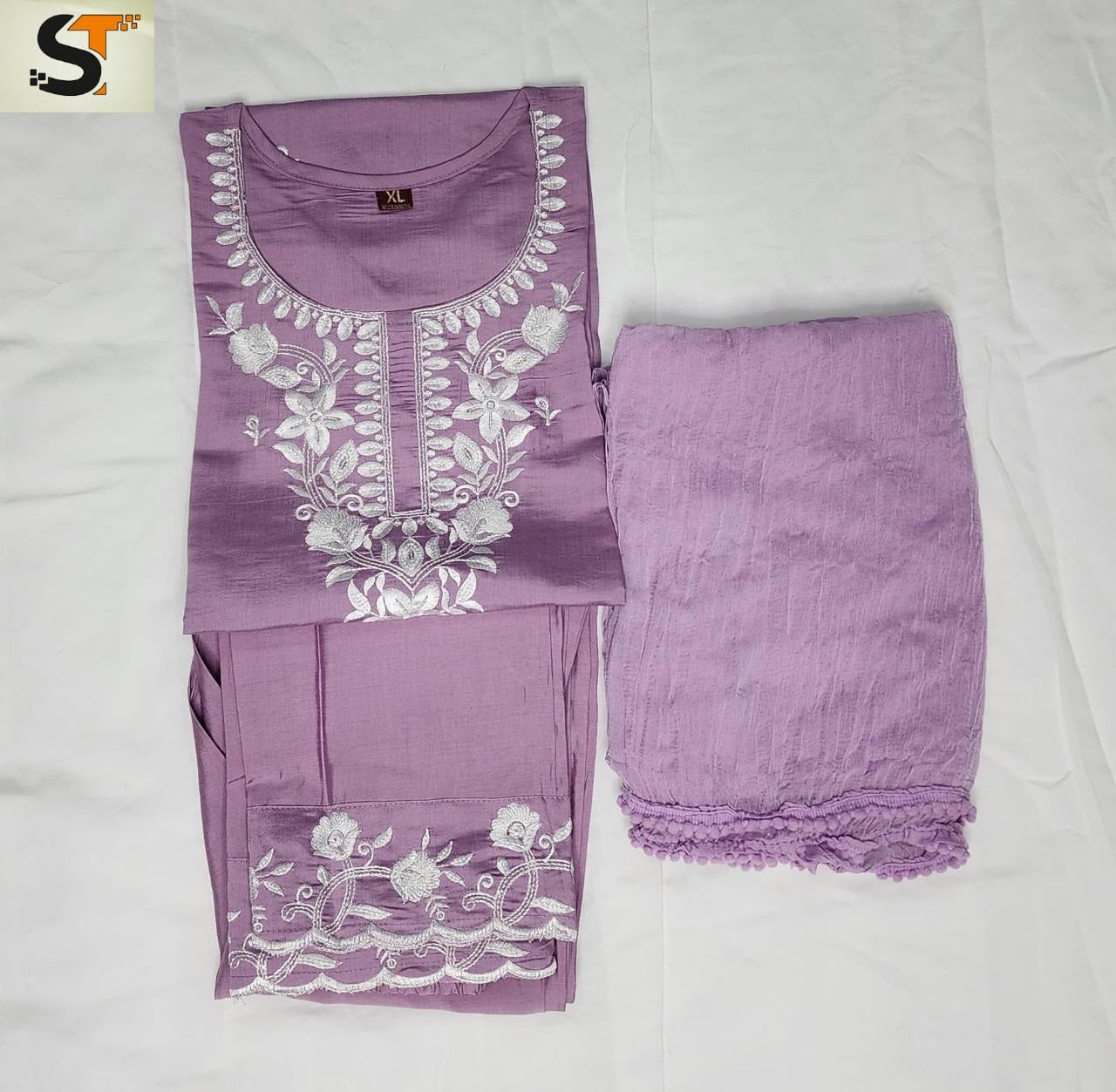 Roman Silk Salas Readymade Pant Style Suits Supplier