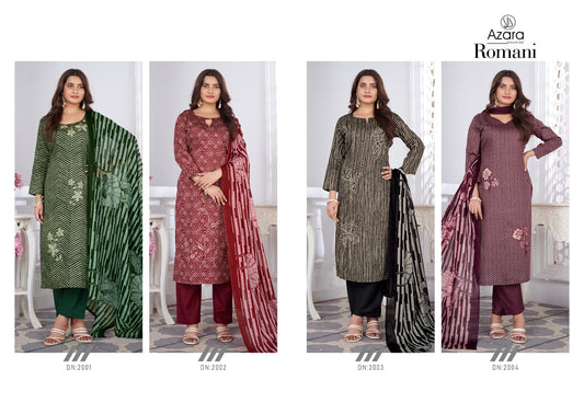 Romani Radhika Fashion Jaam Cotton Pant Style Suits Manufacturer Ahmedabad