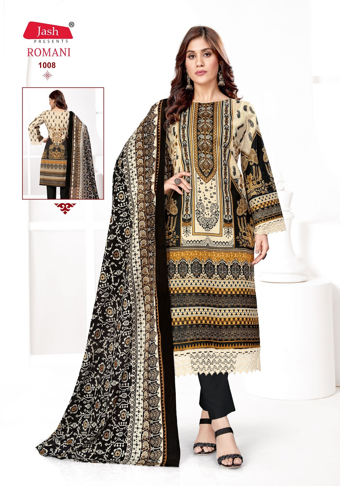 Romani Vol 1 Jash Cotton Dress Material