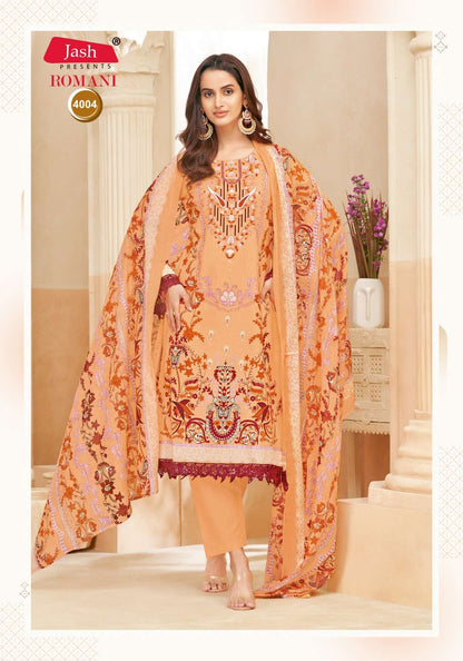 Romani Vol 4 Jash Karachi Salwar Suits Exporter India