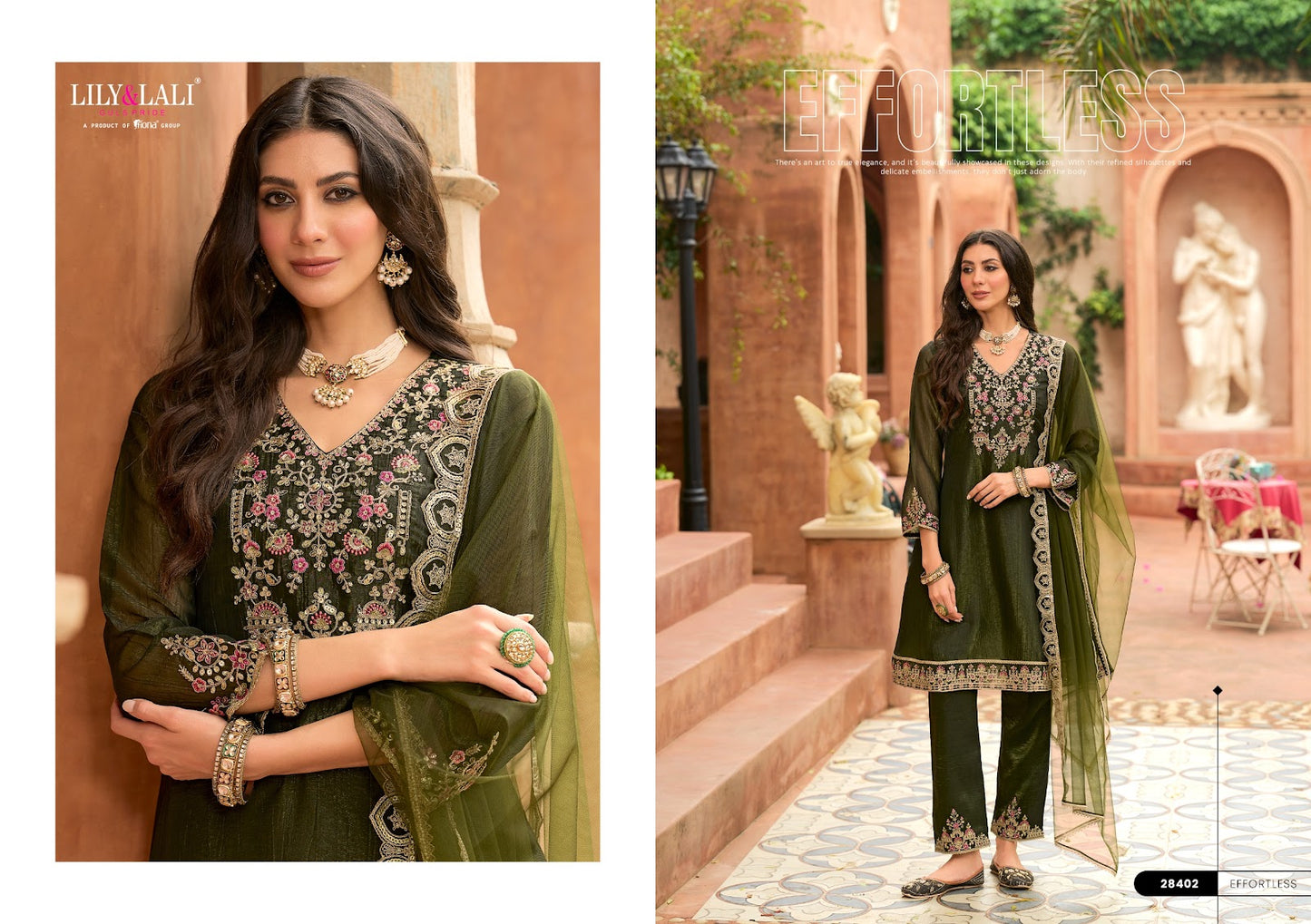 Romania Lily Lali Silk Readymade Pant Style Suits Wholesale