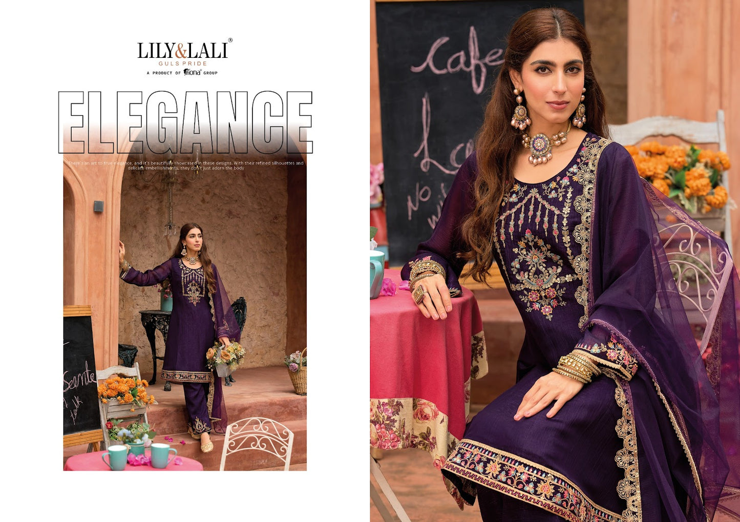Romania Lily Lali Silk Readymade Pant Style Suits Wholesale