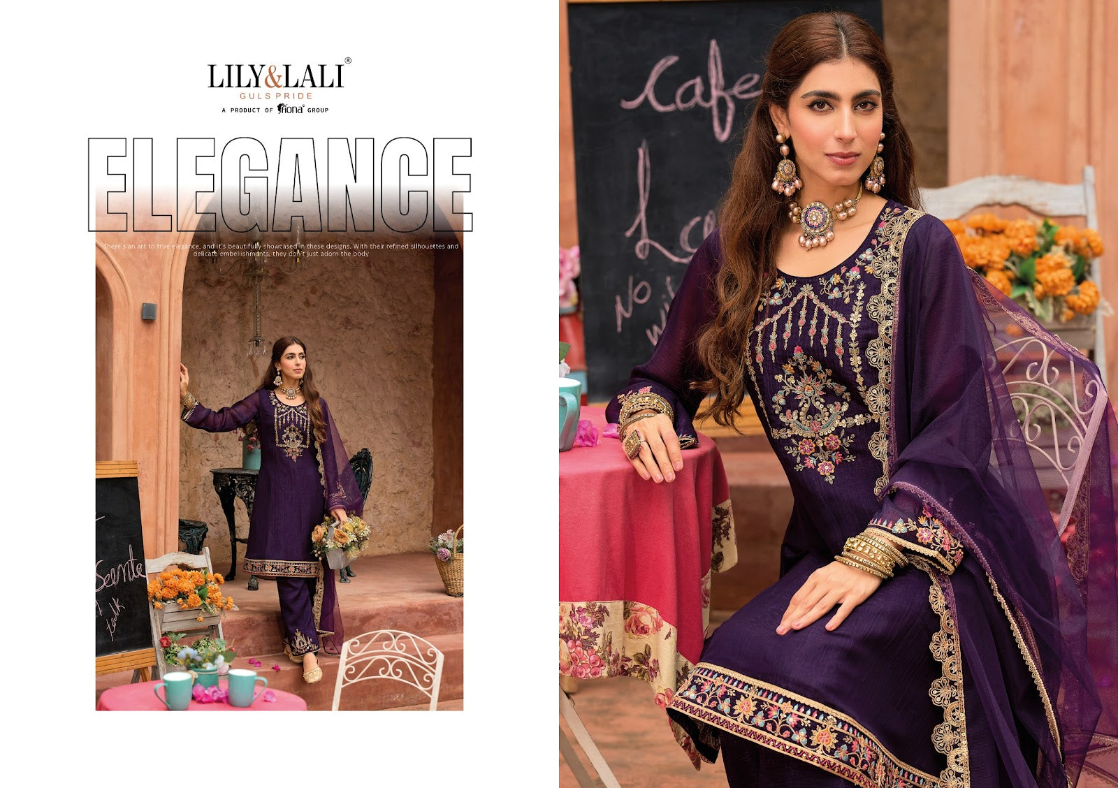 Romania Lily Lali Silk Readymade Pant Style Suits Wholesale