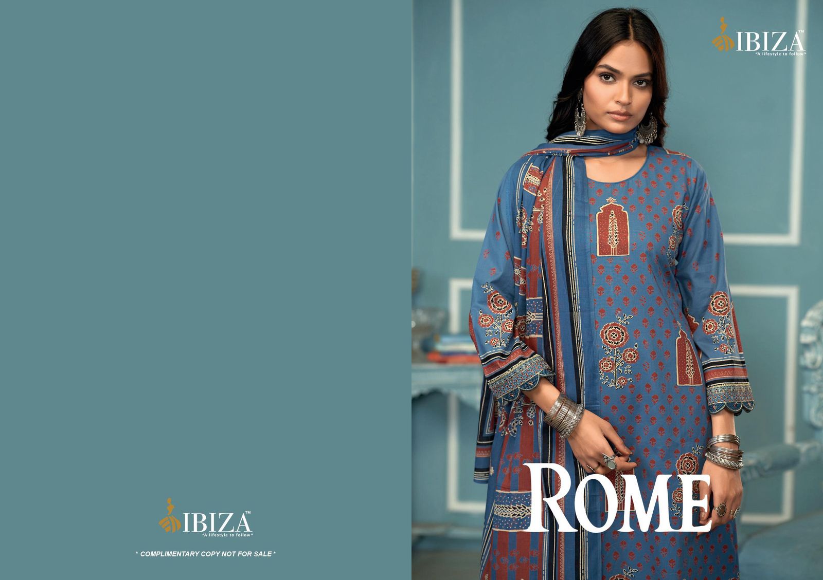 Rome Ibiza Cambric Cotton Pant Style Suits Manufacturer