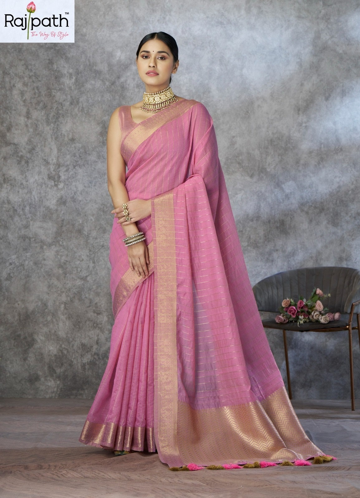 Ronak Rajpath Cotton Silk Sarees Manufacturer India