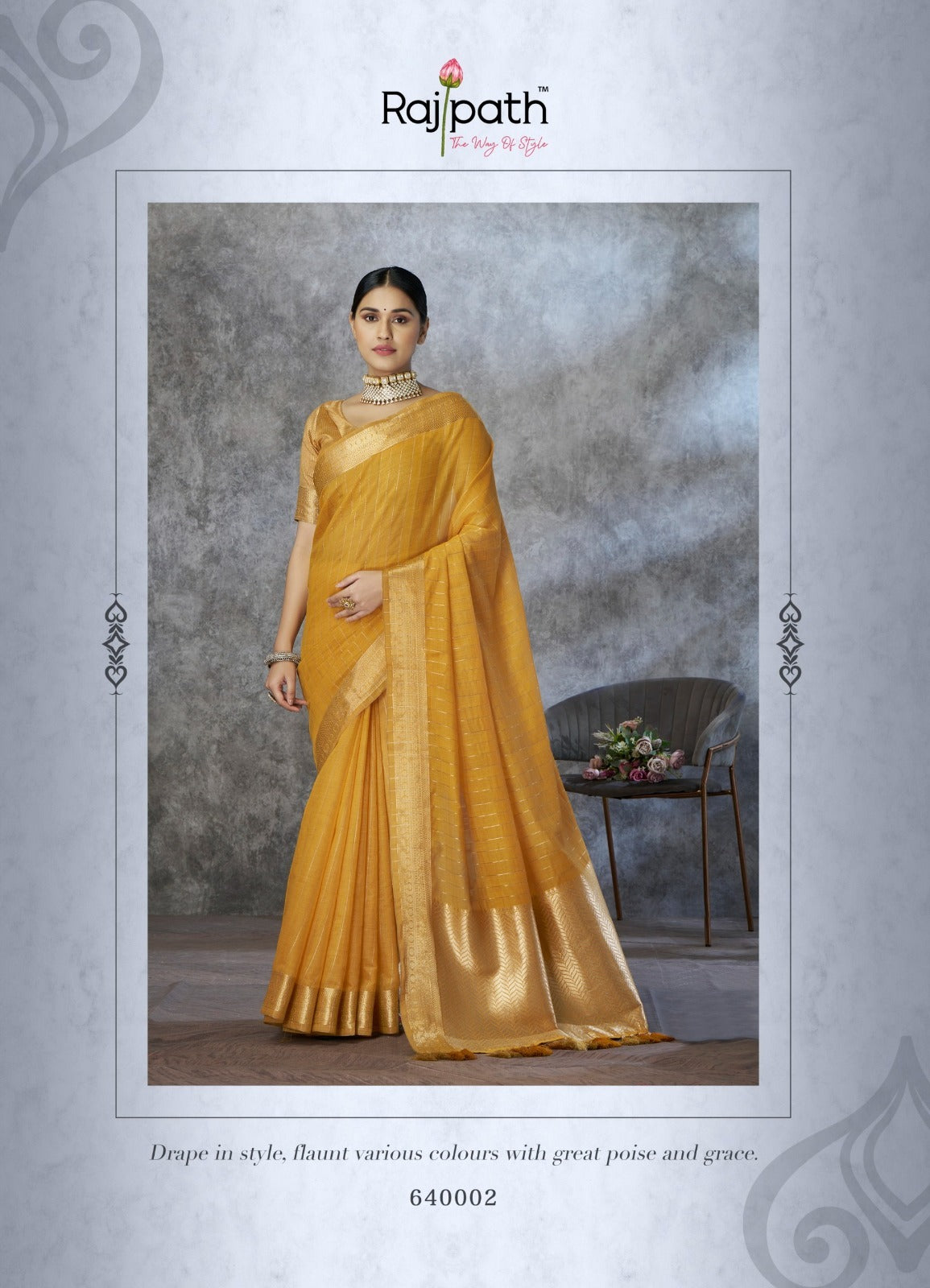 Ronak Rajpath Cotton Silk Sarees Manufacturer India