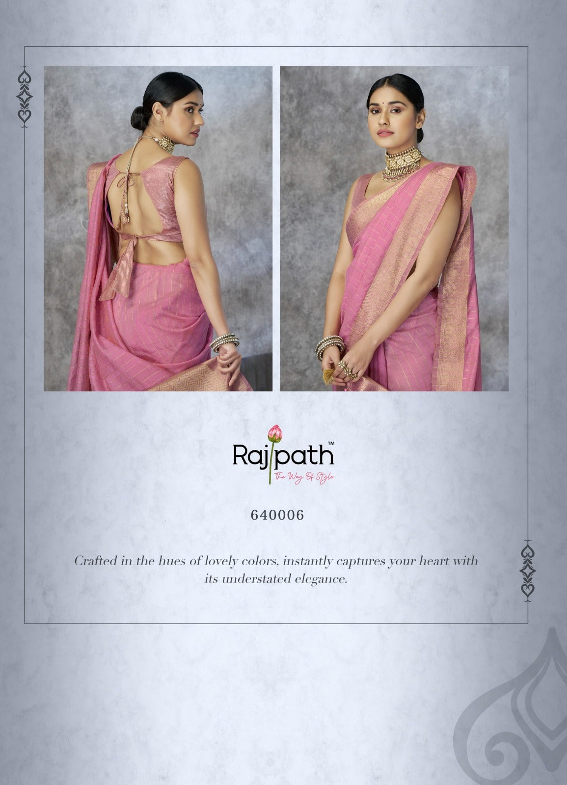 Ronak Rajpath Cotton Silk Sarees Manufacturer India