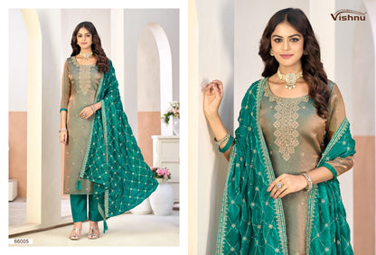 Roobal Vishnu Impex Silk Pant Style Suits Wholesaler India