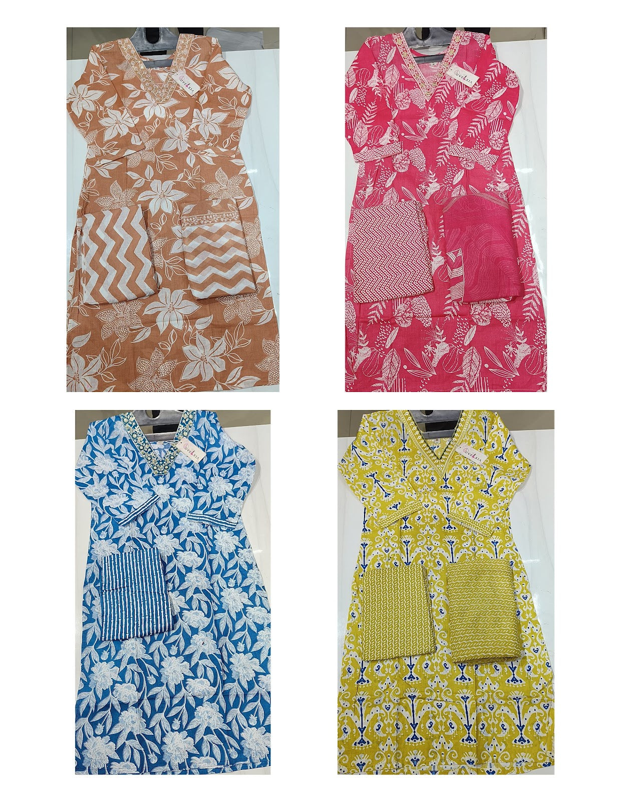 Rooh Series Dveeja Fashion Readymade Cotton Pant Suits Exporter Ahmedabad