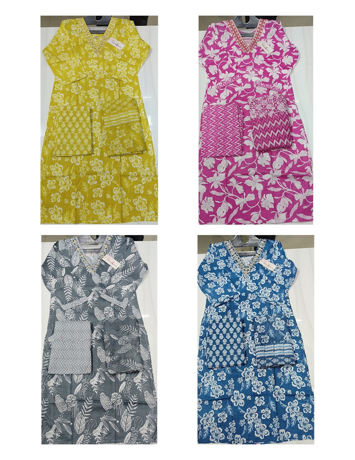 Rooh Series Dveeja Fashion Readymade Cotton Pant Suits Exporter Ahmedabad