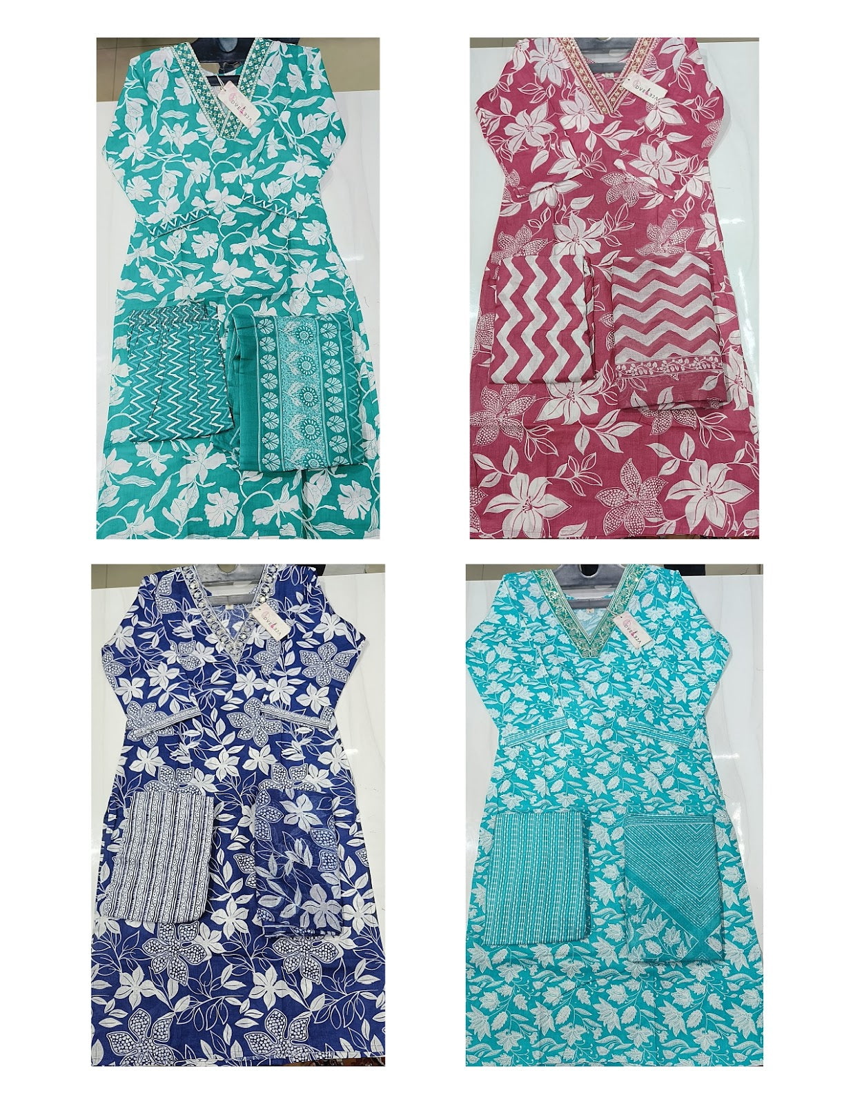 Rooh Series Dveeja Fashion Readymade Cotton Pant Suits Exporter Ahmedabad