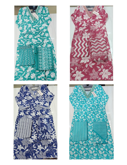 Rooh Series Dveeja Fashion Readymade Cotton Pant Suits Exporter Ahmedabad