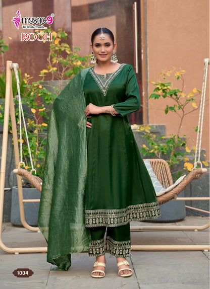 Rooh Vol 1 Mystic 9 Roman Readymade Anarkali Suits Exporter Gujarat