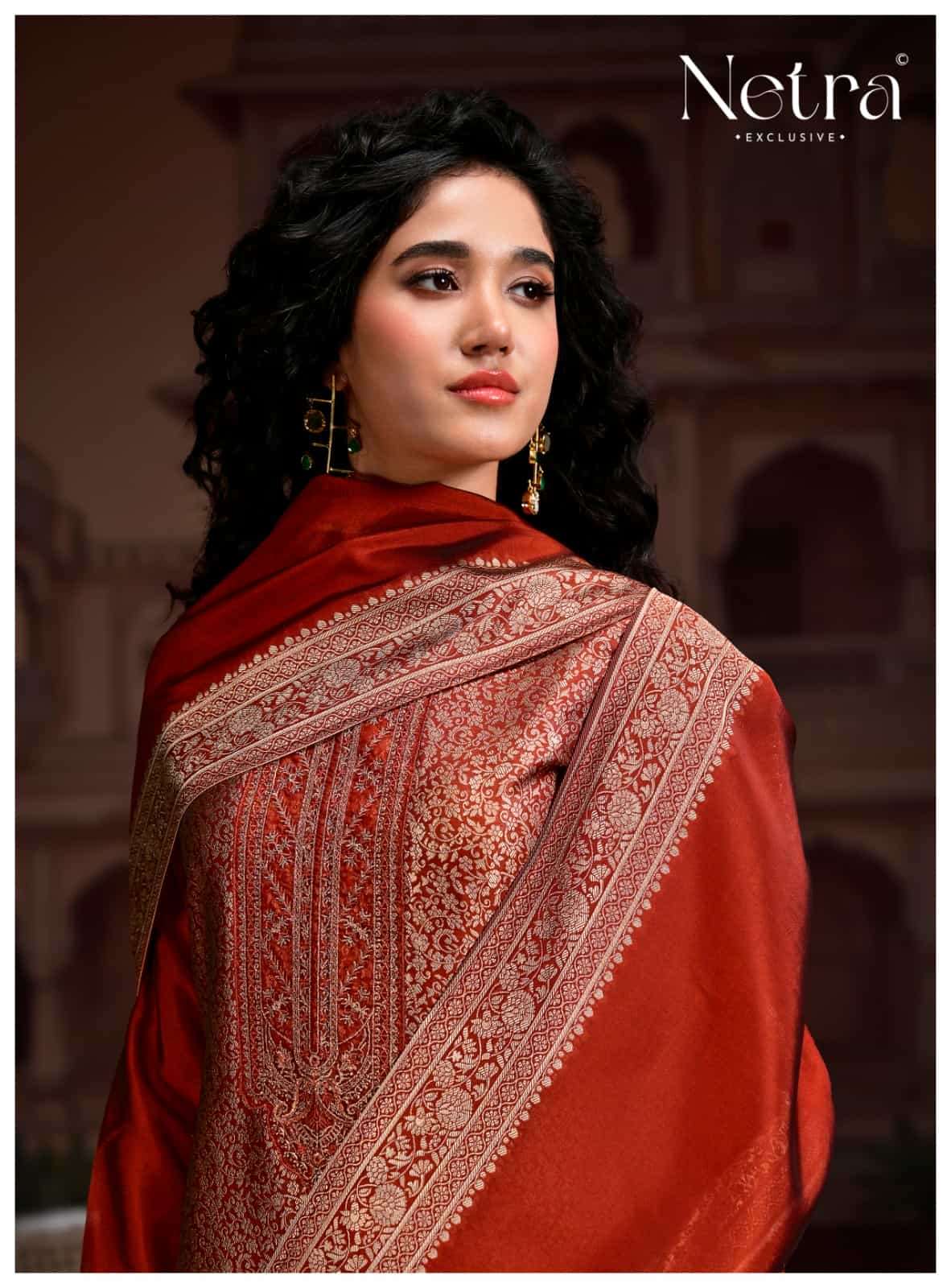 Rooh Vol 2 Netra Woven Silk Pant Style Suits Manufacturer Gujarat