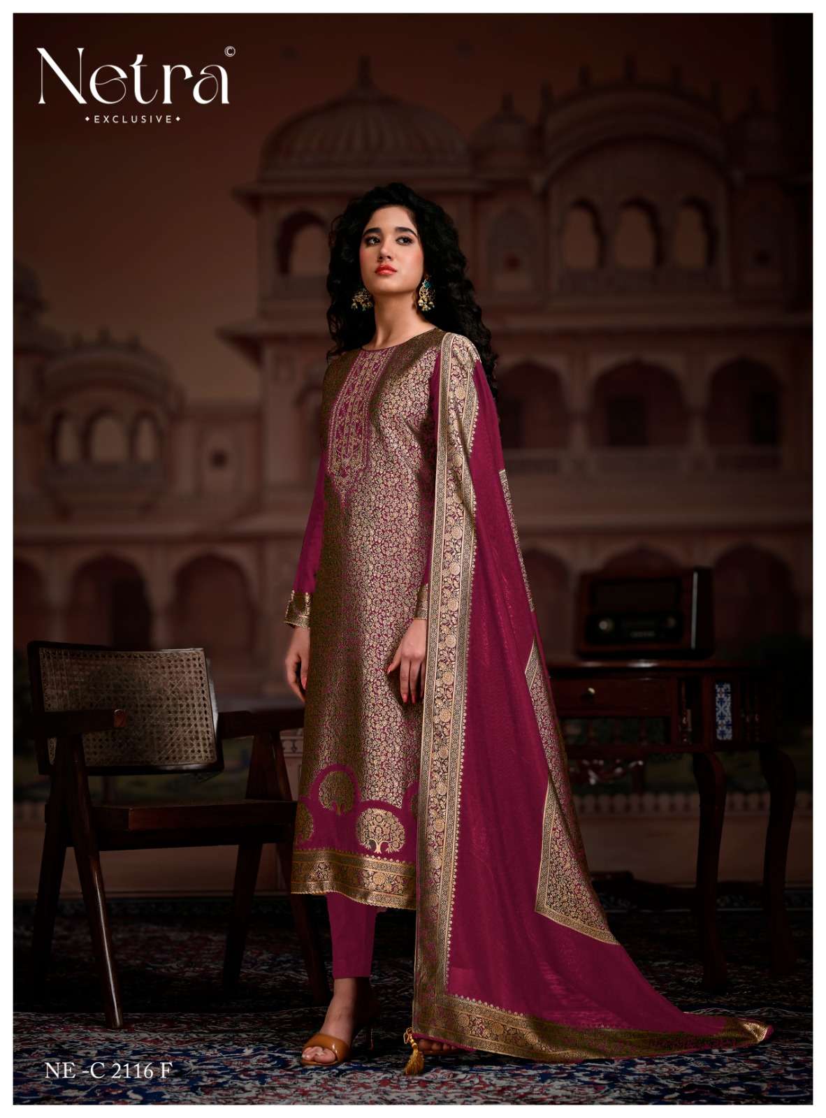 Rooh Vol 2 Netra Woven Silk Pant Style Suits Manufacturer Gujarat