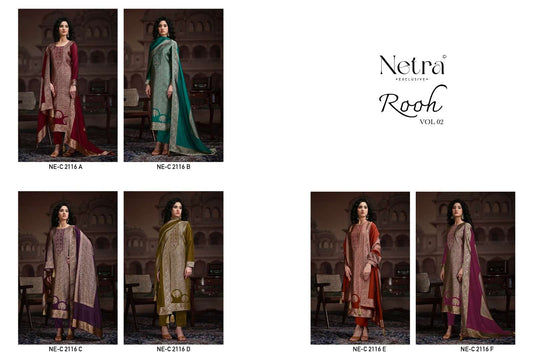 Rooh Vol 2 Netra Woven Silk Pant Style Suits Manufacturer Gujarat