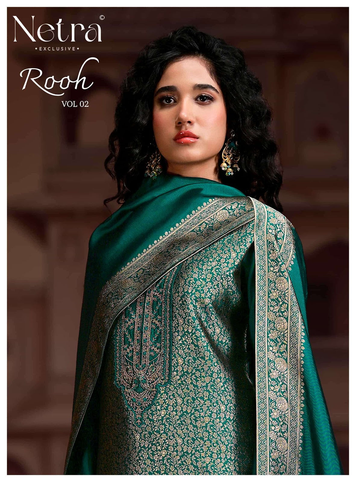 Rooh Vol 2 Netra Woven Silk Pant Style Suits Manufacturer Gujarat
