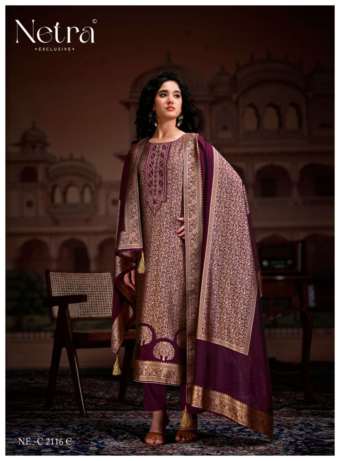 Rooh Vol 2 Netra Woven Silk Pant Style Suits Manufacturer Gujarat