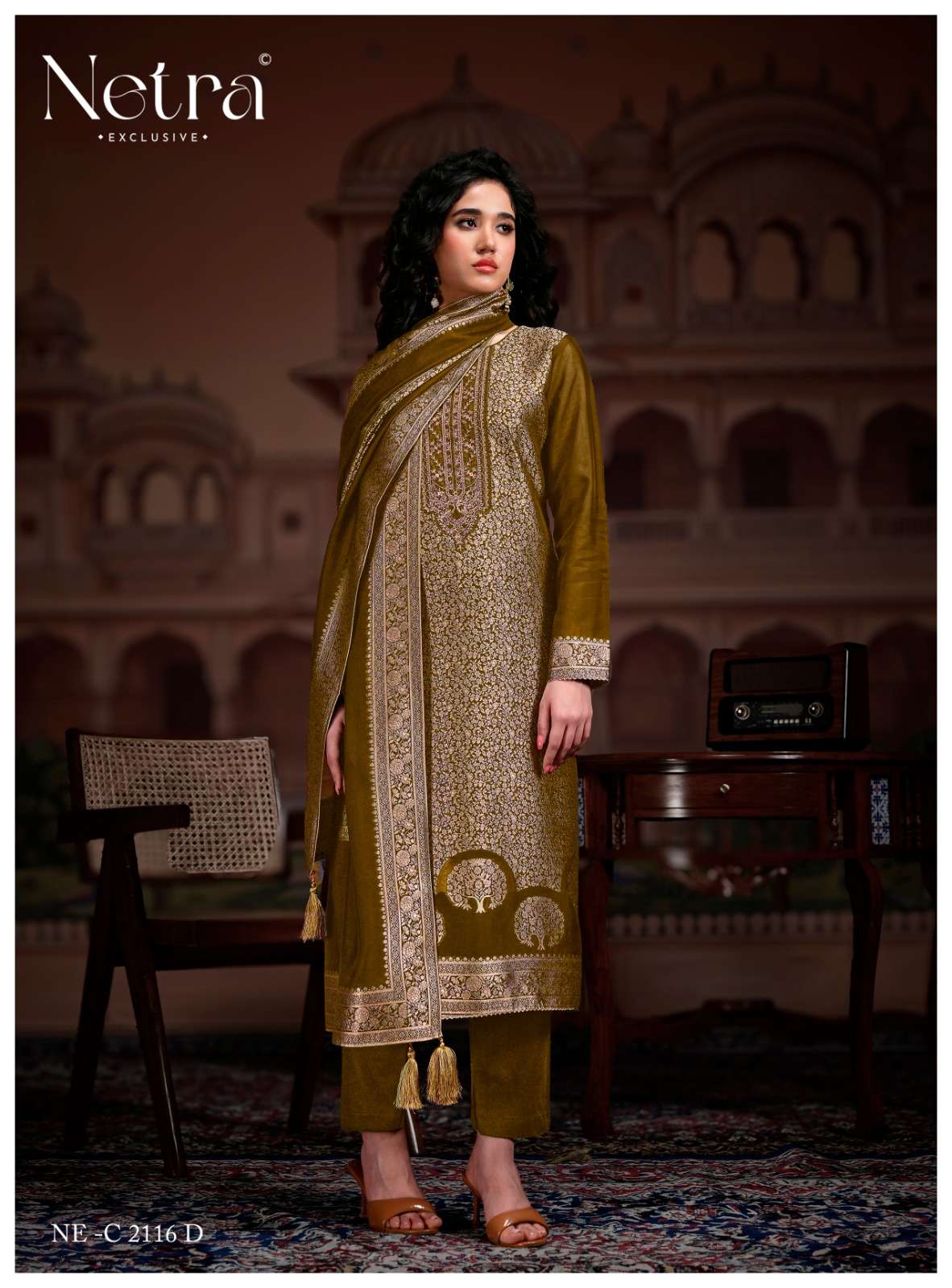 Rooh Vol 2 Netra Woven Silk Pant Style Suits Manufacturer Gujarat