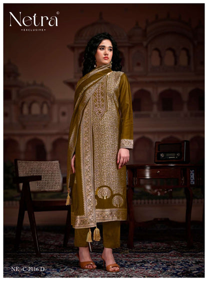 Rooh Vol 2 Netra Woven Silk Pant Style Suits Manufacturer Gujarat