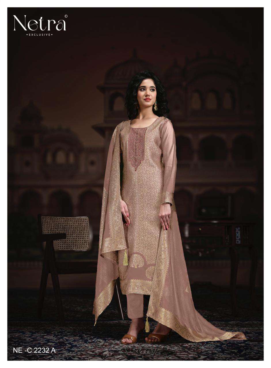 Rooh Vol 3 Netra Woven Silk Pant Style Suits Exporter Ahmedabad