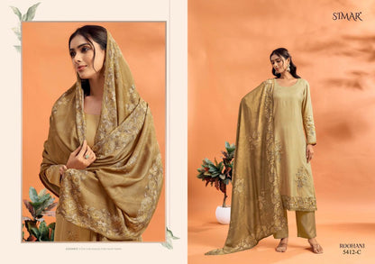 Roohani Muslin Simar Viscose Pant Style Suits Wholesale Price