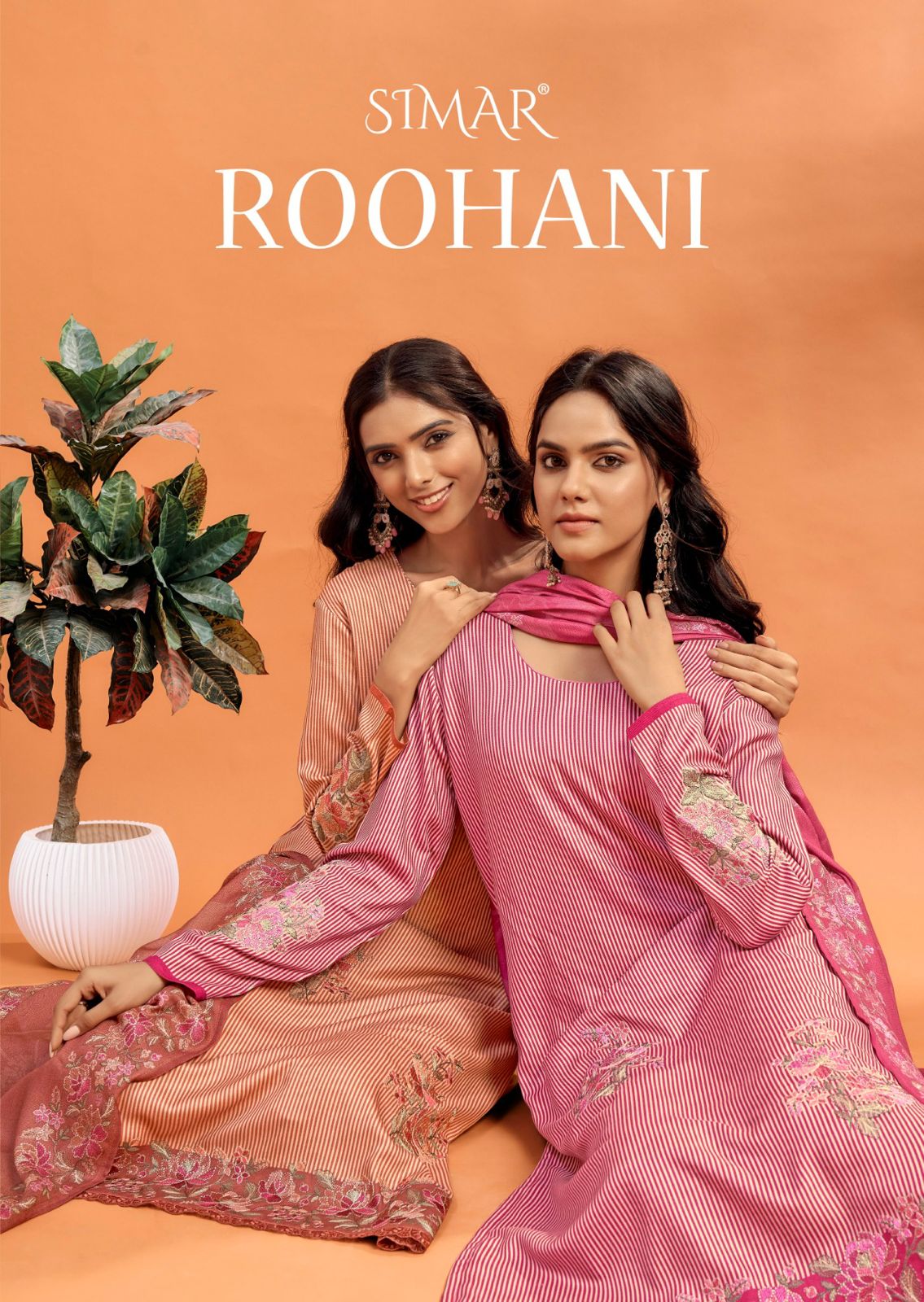 Roohani Simar Lawn Cotton Pant Style Suits Exporter Ahmedabad