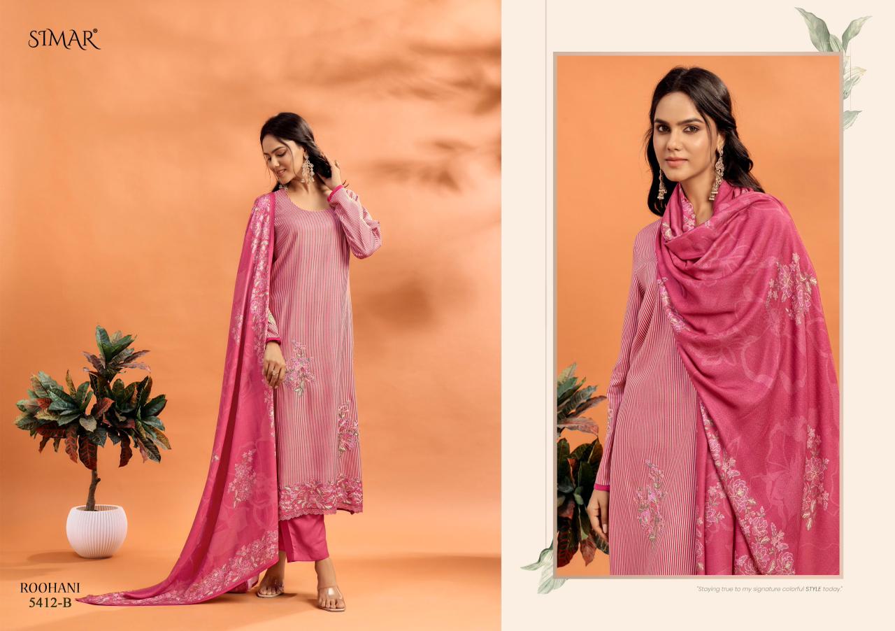 Roohani Simar Lawn Cotton Pant Style Suits Exporter Ahmedabad