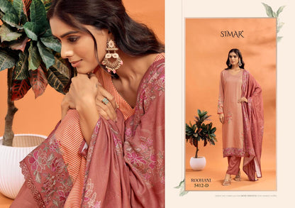 Roohani Simar Lawn Cotton Pant Style Suits Exporter Ahmedabad