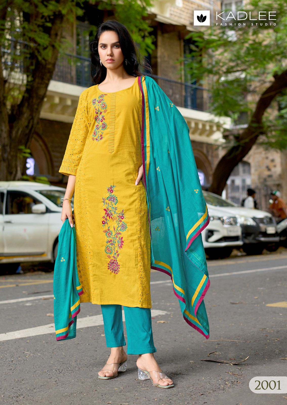 Roohi Kadlee Cotton Readymade Pant Style Suits Supplier Ahmedabad