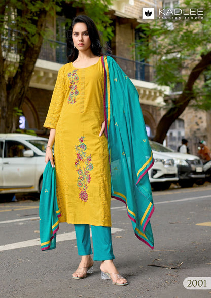 Roohi Kadlee Cotton Readymade Pant Style Suits Supplier Ahmedabad