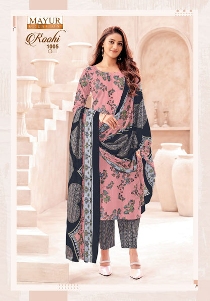 Roohi Vol 1 Mayur Creation Cotton Dress Material Wholesale Price