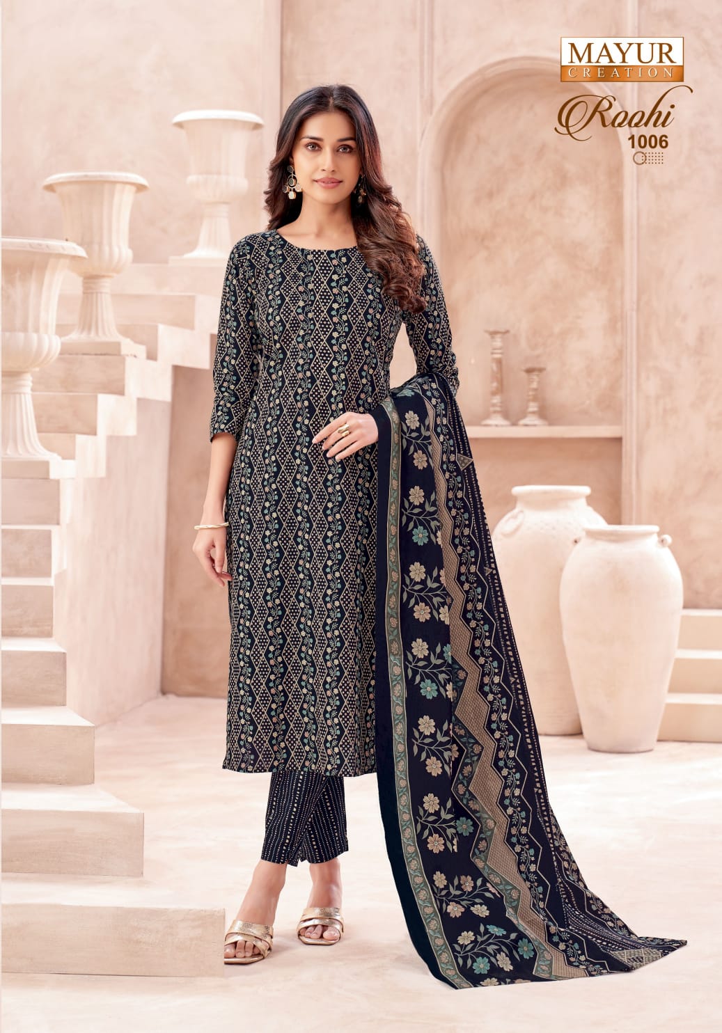 Roohi Vol Mayur Creation Cotton Dress Material Wholesale Price