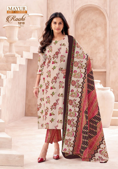 Roohi Vol 1 Mayur Creation Cotton Dress Material Wholesale Price